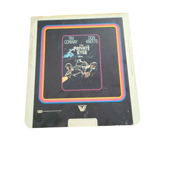 1980s Vintage CED System Video Lot 3 Movie - The Private Eyes, Amateur, Stuntman - Picture 4 of 7